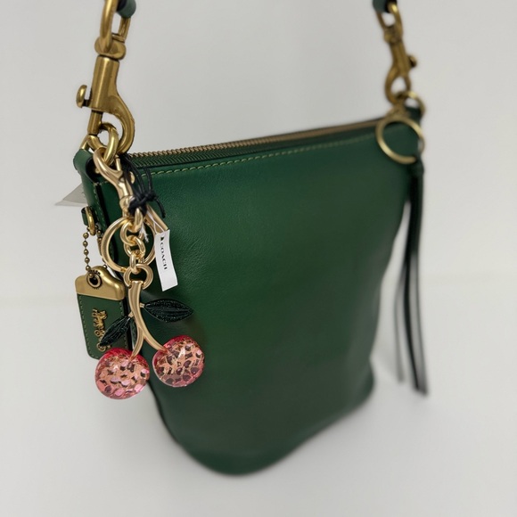 Coach Handbags - COACH 1941 Dakota Archival Duffle Bag 20 In Govetanned Leather W Cherry Charm